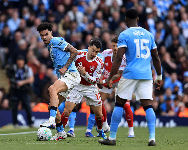 曼城2-1阿森纳 哈兰德破门